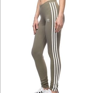 Adidas 3 strip cotton legging